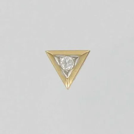 Timanttiriipus, 1xn.0,05ct, 750, paino 0,9g Vikt: 0,9 g