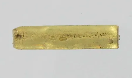 Kultatanko,  750, paino 11,6g Vikt: 11,6 g