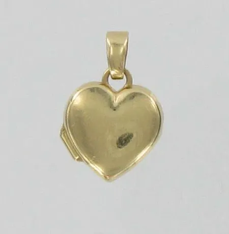 Medaljonki, korkeus 1,5cm, 585br, paino 0,7g Vikt: 0,7 g