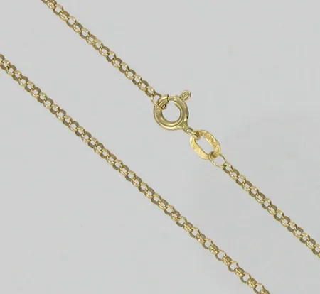 Papukaulaketju, pituus 46cm, 585, paino 3,0g Vikt: 3   g