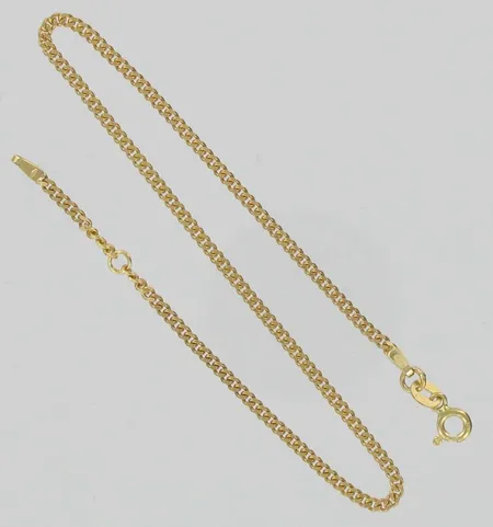 Panssarinilkkaketju, pituus 25,5cm, 585, paino 3,7g Vikt: 3,7 g