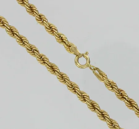 Cordellkaulaketju, pituus 45,0cm, 750, paino 7,8g Vikt: 7,8 g