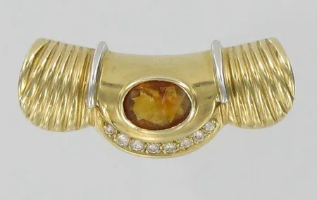 Kiviriipus timanteilla 8xn.0.01ct, kivi viallinen, 585br, paino 5,8g Vikt: 5,8 g