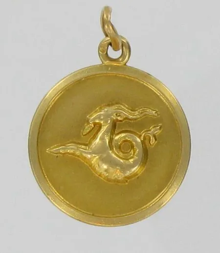 Horoskooppiriipus, kaivertamaton, 750, paino 4,6g Vikt: 4,6 g