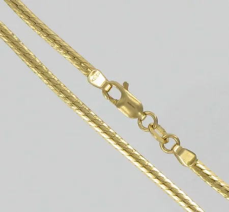Kaulaketju, pituus 42cm, 585, paino 7,6g Vikt: 7,6 g