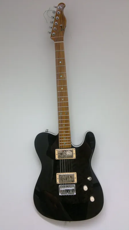 Sähkökitara Daniel Handcrafted Guitars, no.0012, Taneli Koivisto. Mukana kova laukku. Ainoastaan nouto myymälästä!