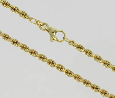 Cordellkaulaketju, pituus 42,0cm, 585, paino 6,4g Vikt: 6,4 g