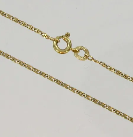 Kaulaketju, pituus 42,0cm, 585, paino 2,5g Vikt: 2,5 g
