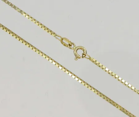 Venetsiakaulaketju, pituus 42,0cm, 585, paino 4,9g Vikt: 4,9 g