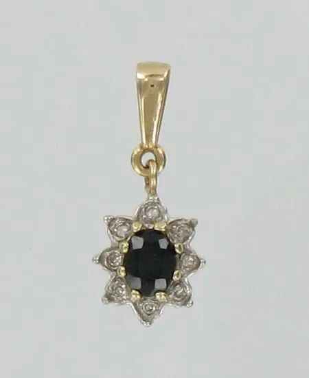 Safiiririipus timanteilla 8xn.0.005ct, 585br, paino 0,9g Vikt: 0,9 g
