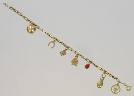 Maskottiranneketju, pituus 19,5cm, 585br, paino 13,2g Vikt: 13,2 g