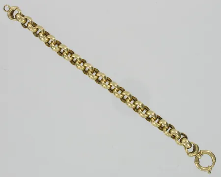 Papuranneketju, kolhuja, pituus 20cm, 585, paino 23,2g Vikt: 23,2 g