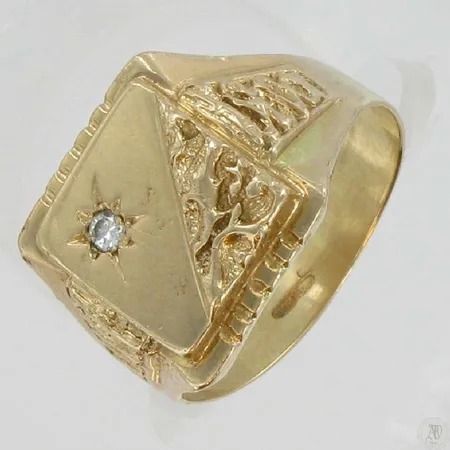 1 timanttikantasormus 1xn.0,05ct  kaivertamaton koko 22, 585 paino 9,3g Vikt: 9,3 g