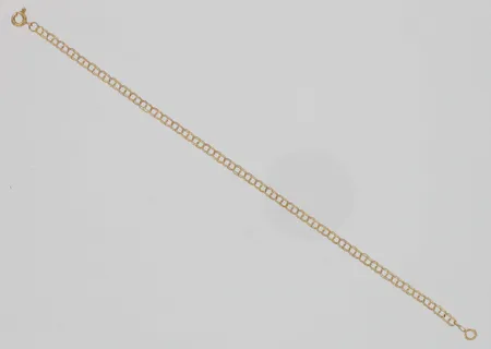 Bismarkranneketju, pituus 17,0cm, 585, paino 1,2g Vikt: 1,2 g
