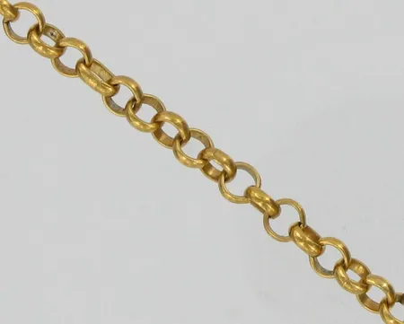 Kaulaketju, viallinen, metallia, paino 11,8g Vikt: 11,8 g