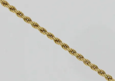 Cordellkaulaketju, pituus 46,5cm, 585, paino 4,6g Vikt: 4,6 g