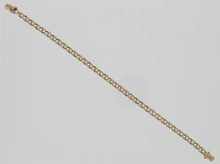 Bismarkranneketju, pituus 20,0cm, viallinen, 585, paino 5,1g Vikt: 5,1 g