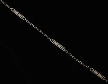 Kaulakoru, pituus 60,0cm, 830, paino 8,8g Vikt: 8,8 g