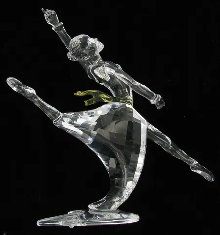 Kristallinen koriste-esine, Swarovski, korkeus n.18,5cm
