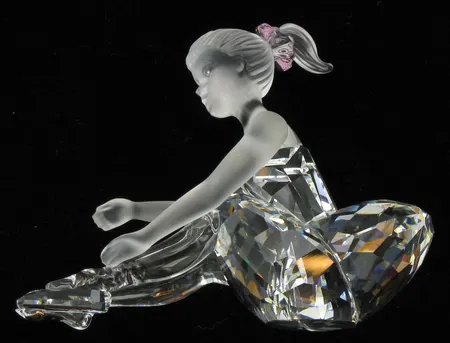 Kristallinen koriste-esine, Swarovski, korkeus 5,5cm