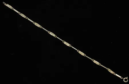 Ranneketju, pituus 19,0cm, 925, paino 4,1g Vikt: 4   g