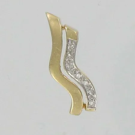 Timanttiriipus, 7xn.0.005ct, kaivertamaton, 585, paino 1,3g Vikt: 1,3 g