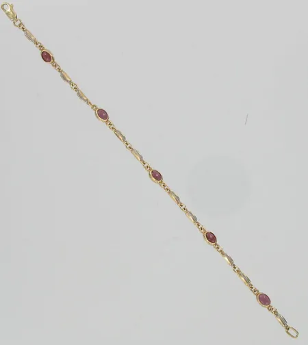 Kiviranneketju, pituus 19,0cm, 585br, paino 5,6g Vikt: 5,6 g