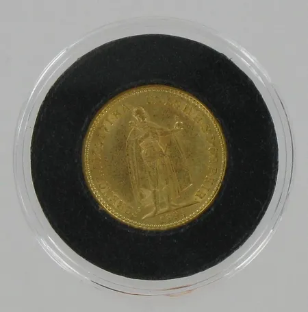 Kultaraha, Euroopan Kulta-aarre, Unkari, 10 koronaa, vuodelta 1894, 900, paino 3,387g Vikt: 3,3 g