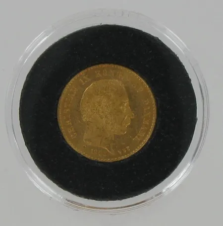 Kultaraha, Euroopan Kulta-aarre, Tanska, 10 kruunua, vuodelta 1900, 900,  paino 4,48g Vikt: 4,4 g