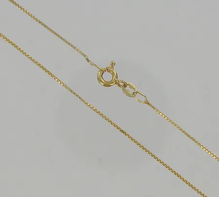 Venetsiakaulaketju, pituus 44,0cm, 585, paino 1,3g Vikt: 1,3 g