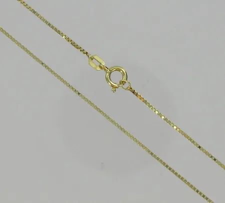 Venetsiakaulaketju, pituus 42,0cm, 585, paino 2,2g Vikt: 2,2 g