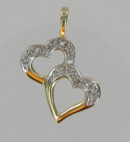 Timanttiriipus 14xn.0.005ct, pituus 2,2cm, 585, paino 1,5g Vikt: 1,5 g