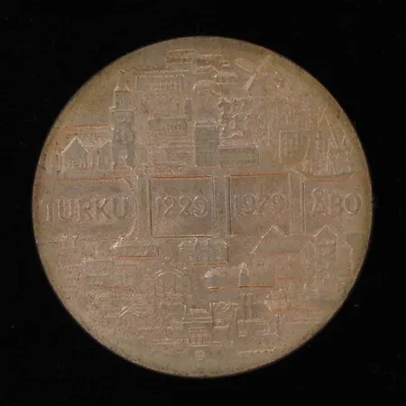 Juhlaraha, vuodelta 1979, nimellisarvo 25mk, 500, paino 26,3g