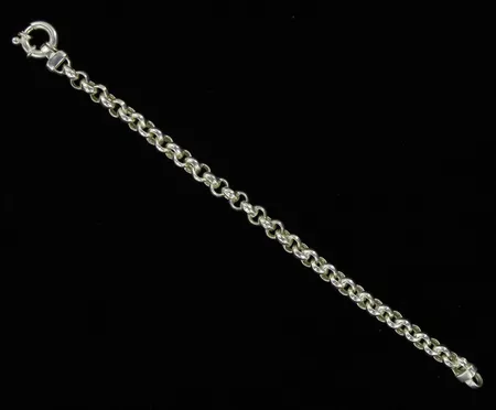Papuranneketju, viallinen, pituus 19,0cm, 925, paino 9,8g Vikt: 9,8 g