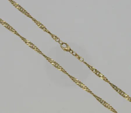 Kaulaketju, pituus 51cm, 585, paino 7,3g Vikt: 7,3 g