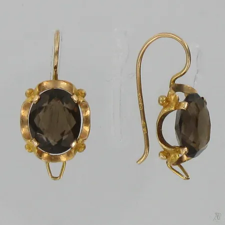 Kivikorvakorut, korkeus 20mm, 585br, paino 2,8g Vikt: 2,8 g