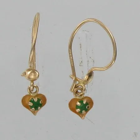 Kivikorvakorut, korkeus 18mm, 585br, paino 0,6g Vikt: 0,6 g