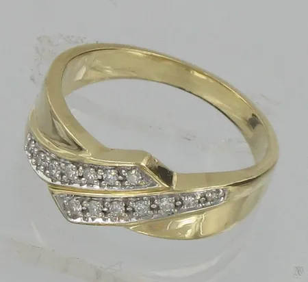 Timanttisormus 14xn.0.01ct, koko 18½, 585, paino 4,8g Vikt: 4,8 g