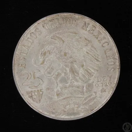 Juhlaraha 25 Peso Mexico 1968 Olympia, 72, paino 22,5 Vikt: 22,5 g