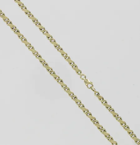 Kaulaketju, pituus 51cm, 585, paino 21,5g Vikt: 21,5 g
