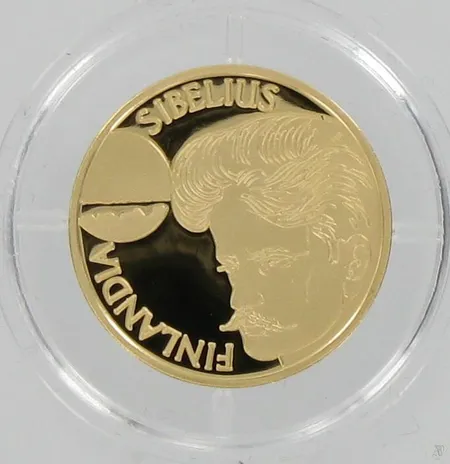Juhlaraha Jean Sibelius ja säveltaide 1999, nimellisarvo 1000mk, 900, paino 8,6g Vikt: 8,6 g