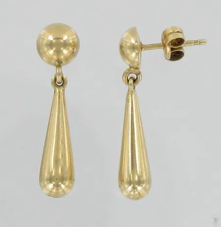 Korvakorut, korkeus 23mm, 585, paino 1,2g Vikt: 1,2 g