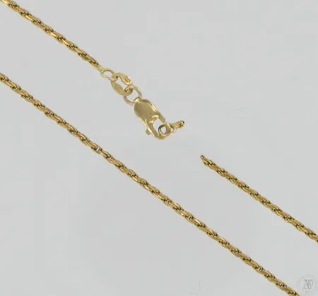 Viallinen kaulaketju, 375, paino 3,2g Vikt: 3,2 g