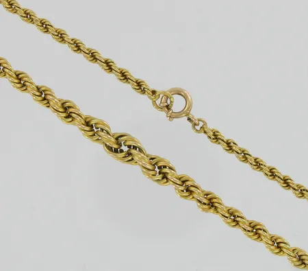 Cordellkaulaketju, pituus 44cm, 585, paino 11,4g Vikt: 11,4 g