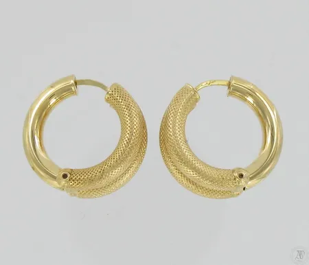 Korvakorut, korkeus 22mm, Ø n.15mm, 585, paino 5,3g Vikt: 5,3 g