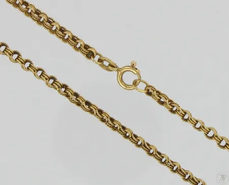 Kaulaketju, pituus 59cm, 585, paino 19,4g Vikt: 19,4 g