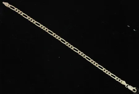 Panssariranneketju, pituus 185mm, 925, paino 6,1g Vikt: 6,1 g