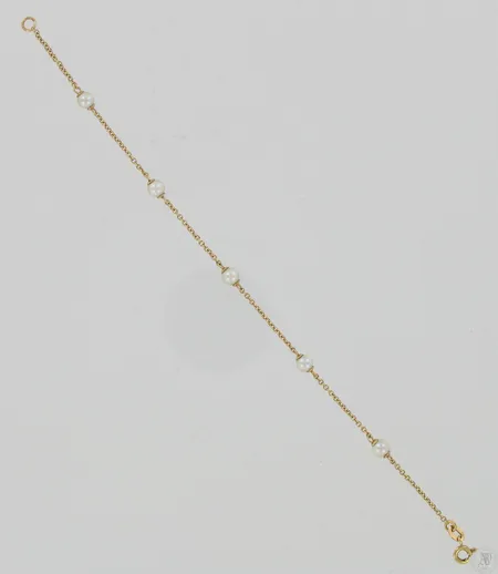 Rannekoru helmillä, pituus 190mm, 750br, paino 2,3g Vikt: 2,3 g