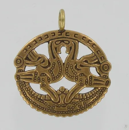 Pronssiriipus Kalevala Koru, koko 30x27mm