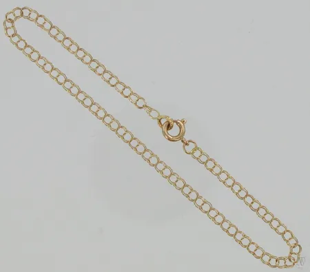 Bismarkranneketju, pituus 18cm, 585, paino 1,0g Vikt: 1   g